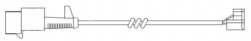 фото №1, Датчик колодки тормозной iveco daily v 2.3 2011-2014