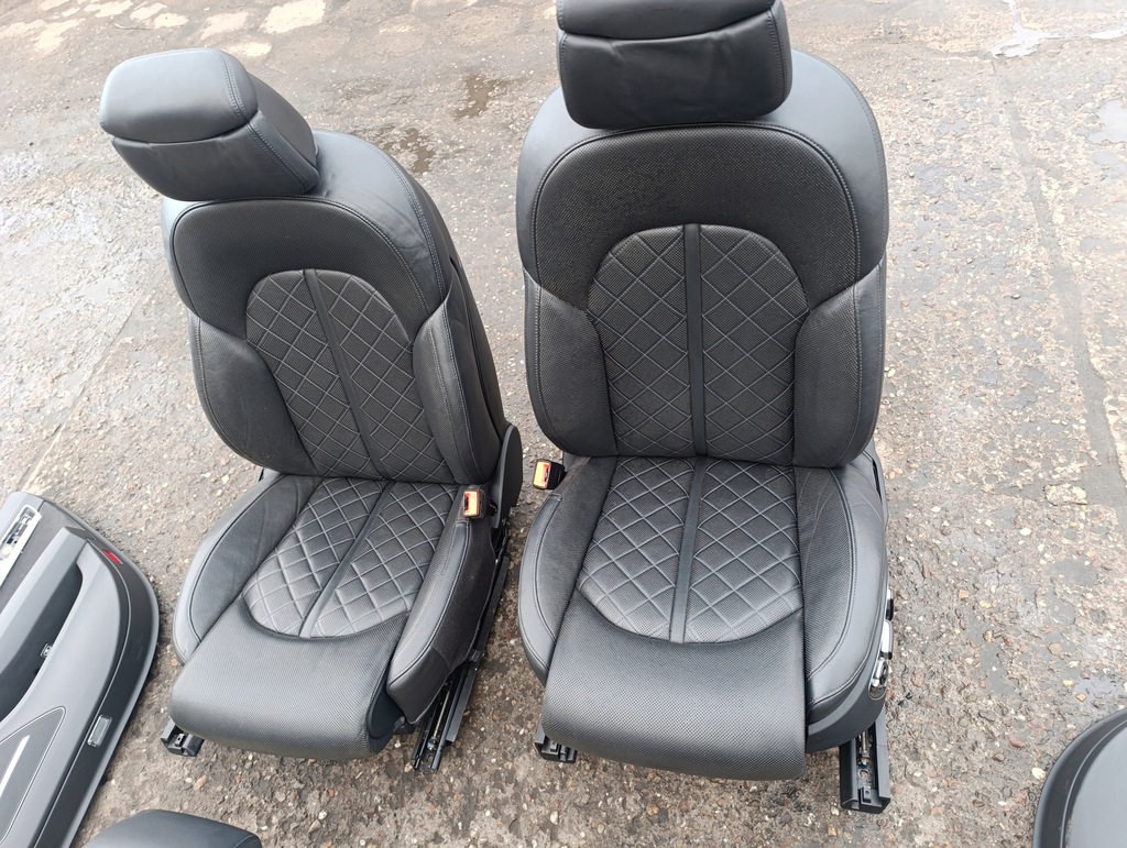 фото №7, Audi a8 d4 сиденья заднее сиденье кожа вентилируемые uk