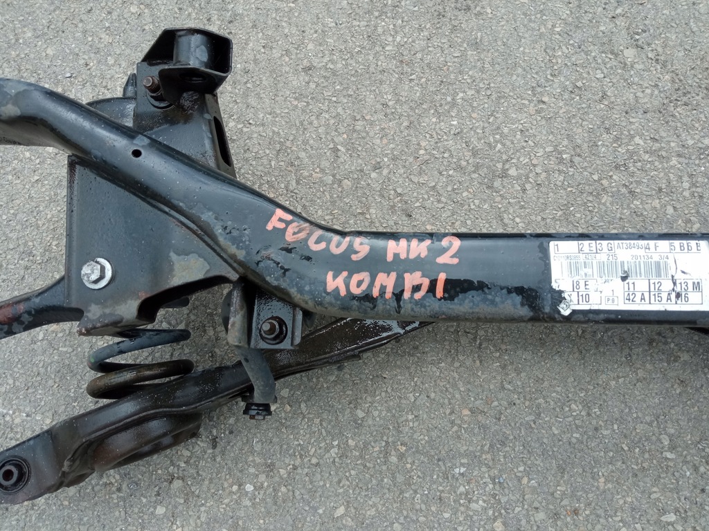 фото №6, Ford focus mk2 ii kombi підрамник балка підвіска задня задня