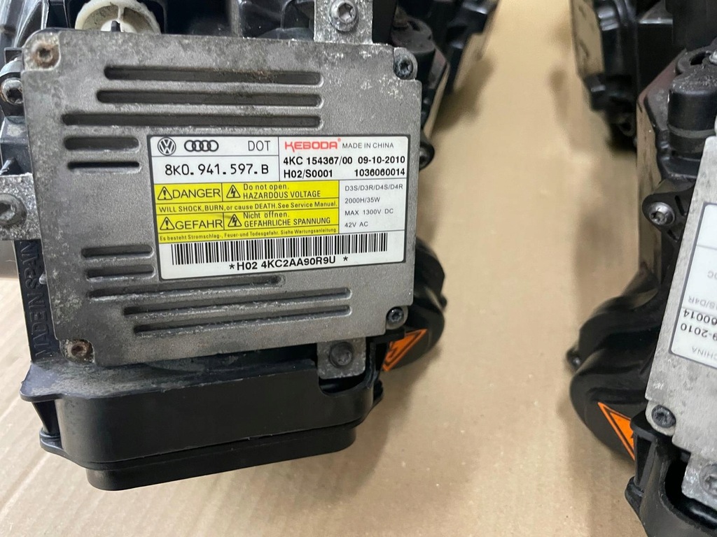 фото №10, Vw phaeton lift 10-15 лампа лампы перед комплект 3d2941751a 3d2941752a