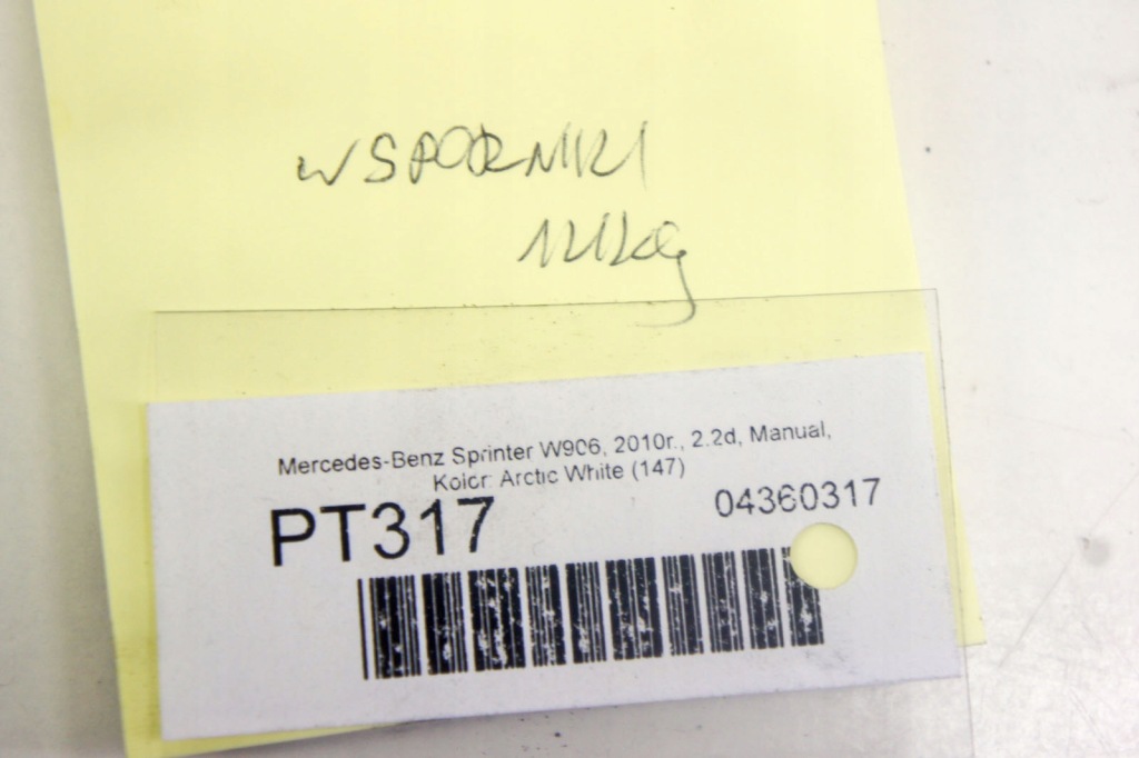 Pt317 mercedes sprinter w906 кронштейни тримачі кріплення 14kg комплект Зі Шроту