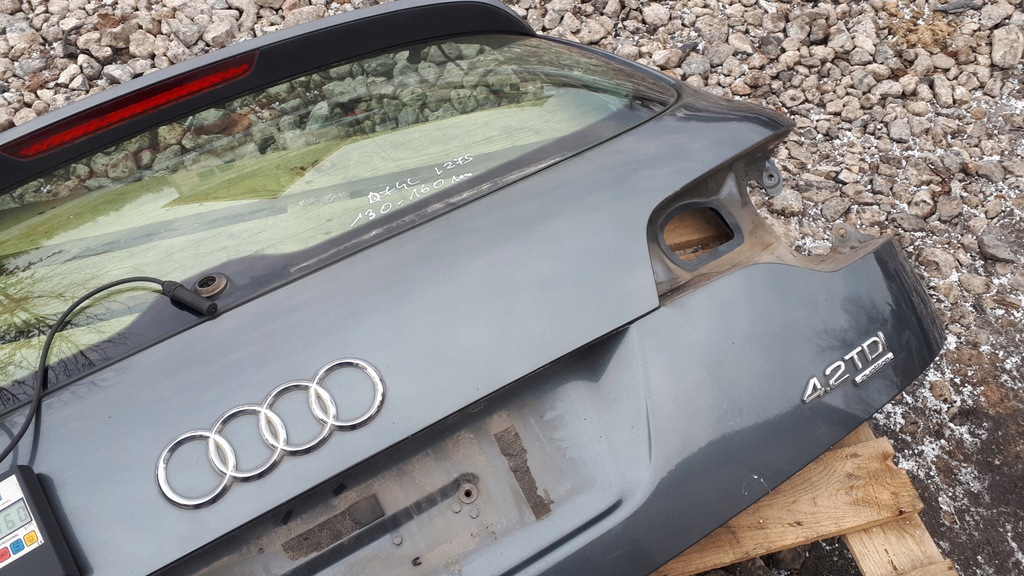 фото №7, Q7 4l кришка багажника багажника задня задня скло lz7s