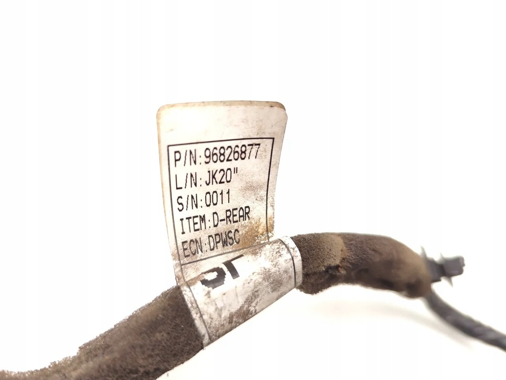 фото №7, Chevrolet aveo джгут трубопровід двері задніх задня prawidłowy 2010 хетчбек