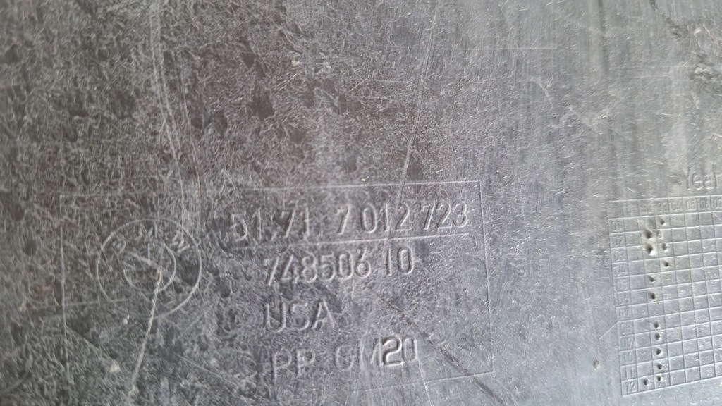 фото №6, Защита плита pod двигатель 7012723 bmw e85 e86 z4