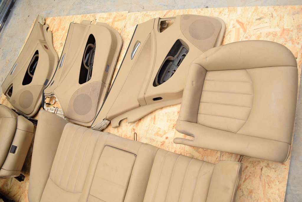 фото №12, Mercedes w219 оббивка сидіння сидіння uk шкіра комплект