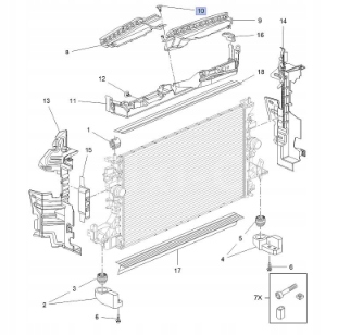 Клипса opel adam, astra j, k, cascada, insignia b, meriva b оригинальный номер 13412837 с Разборки
