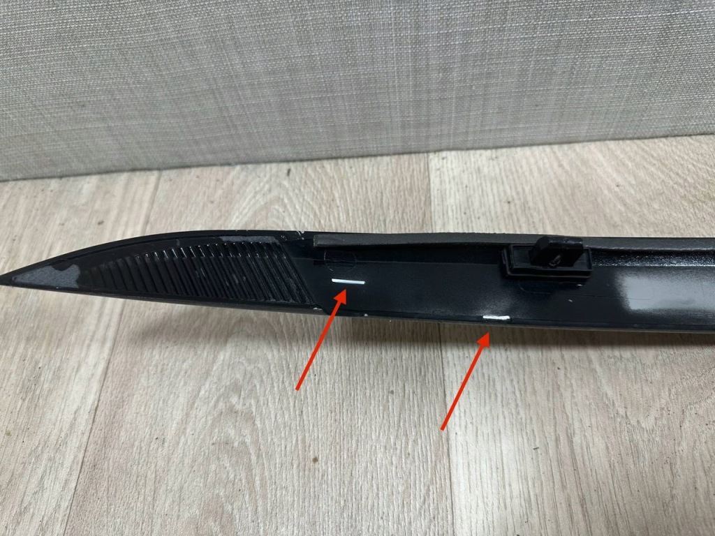 Купити Tesla model x 2015-2021 молдинг накладка кришки хром tył1046920-00-b