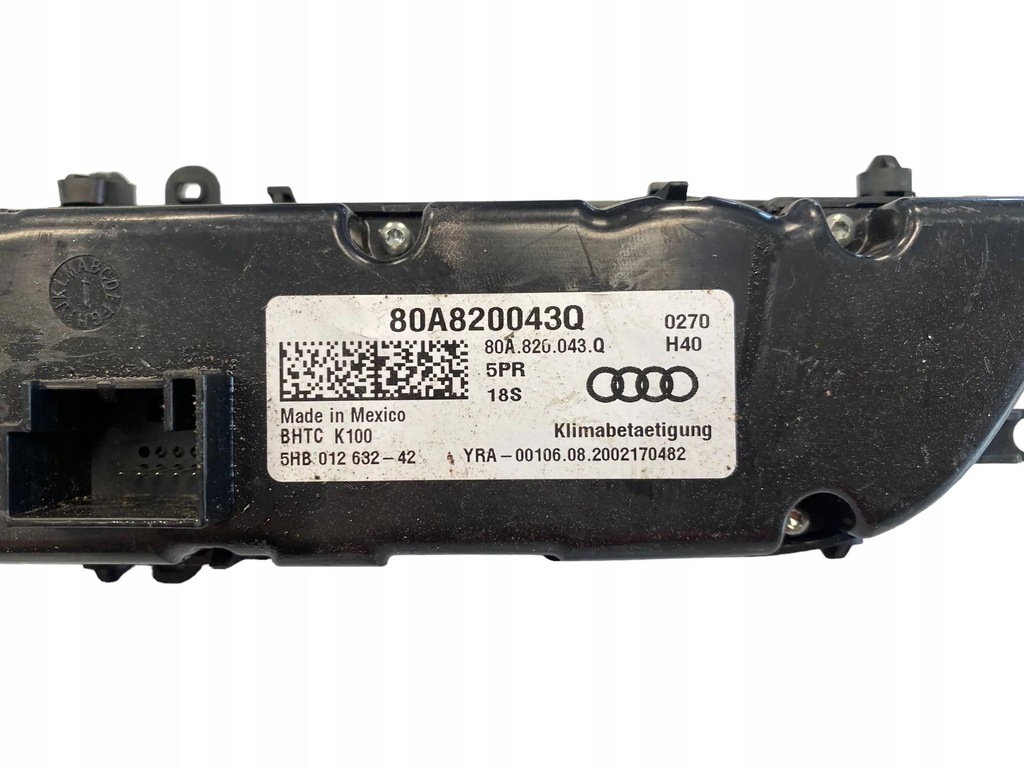 фото №8, 80a820043q audi q5 панель кондиціонера