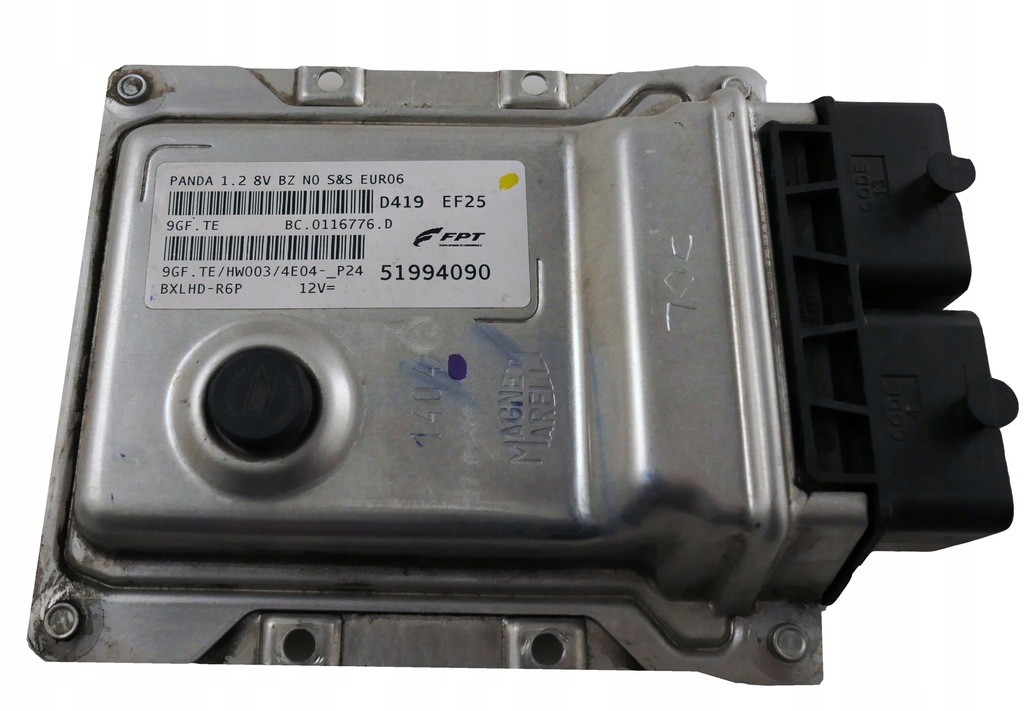 фото №1, Блок управления fiat pando 1.2 51994090