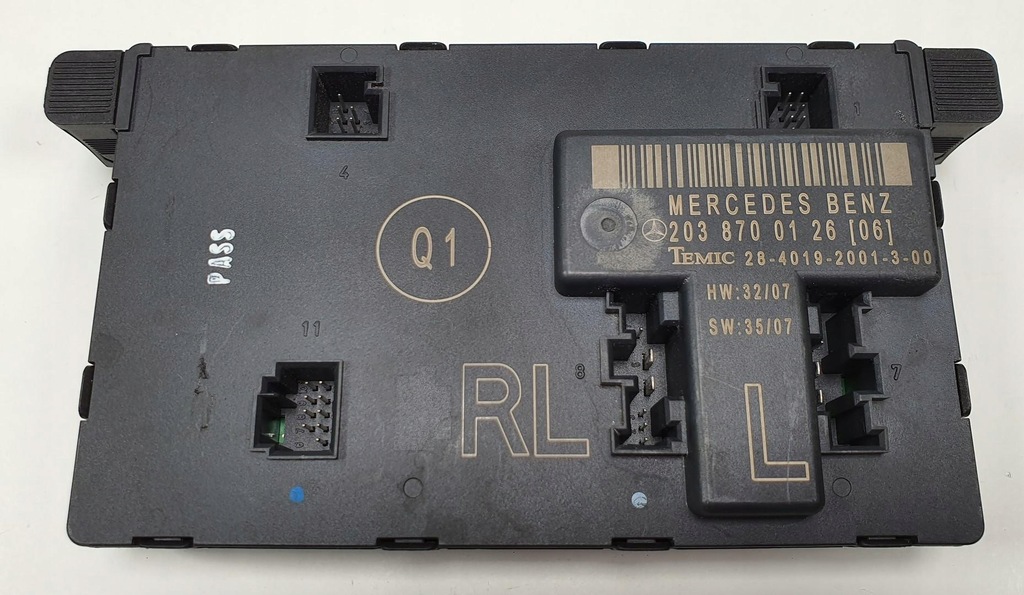 фото №1, Модуль блок управления дверь mercedes w203 2038700126