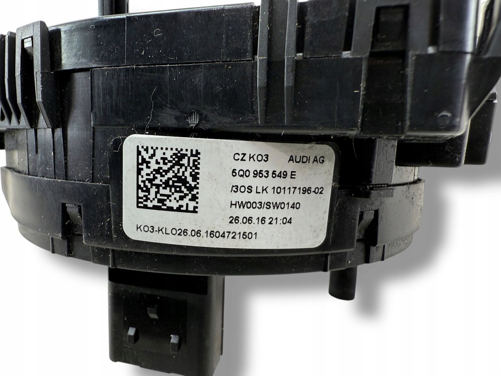 фото №11, Audi a3 s3 8v 2016 з передній стрічка / кільце ковзний подушка безпеки / srs