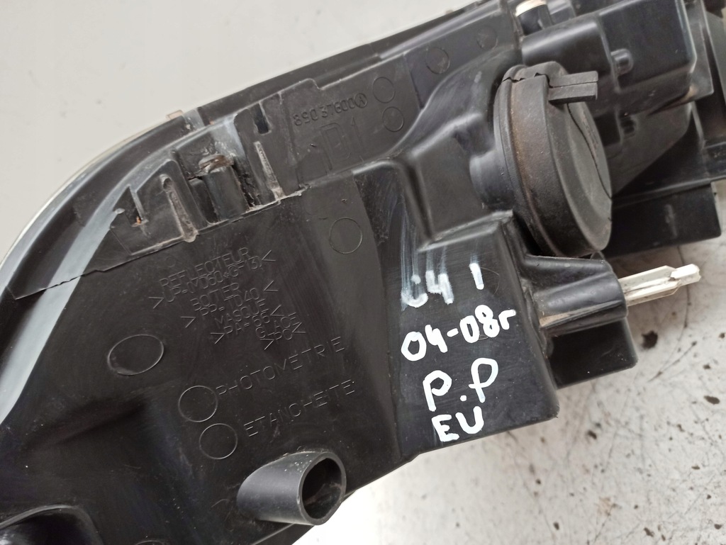 фото №12, Citroen c4 i eu 04-08r лампа правая перед 9646893880