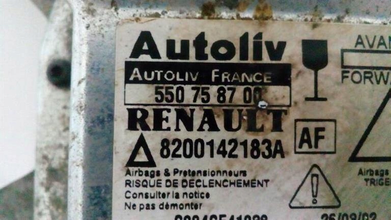 фото №3, Датчик модуль подушка безопасности renault laguna ii 820014183a