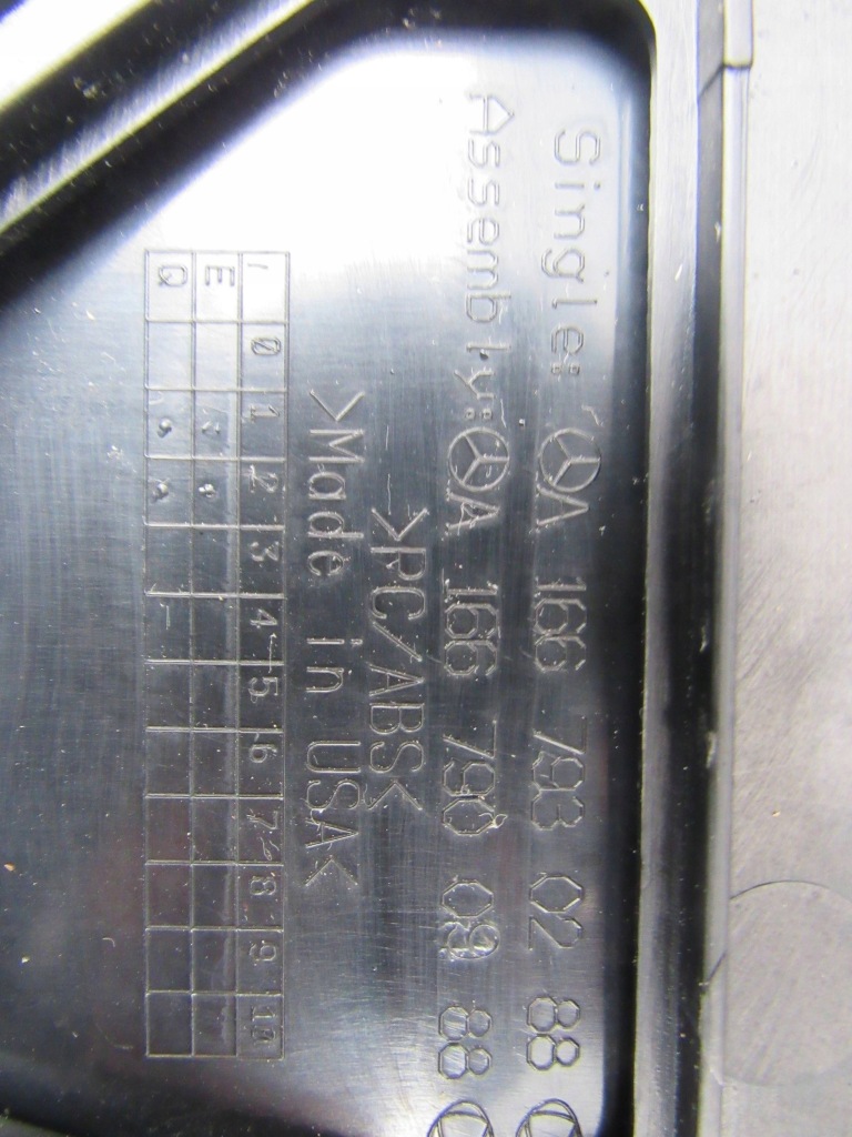 Mercedes gl w166 спойлер крышки задний / багажника a1667930288 a1667900888 в Украине