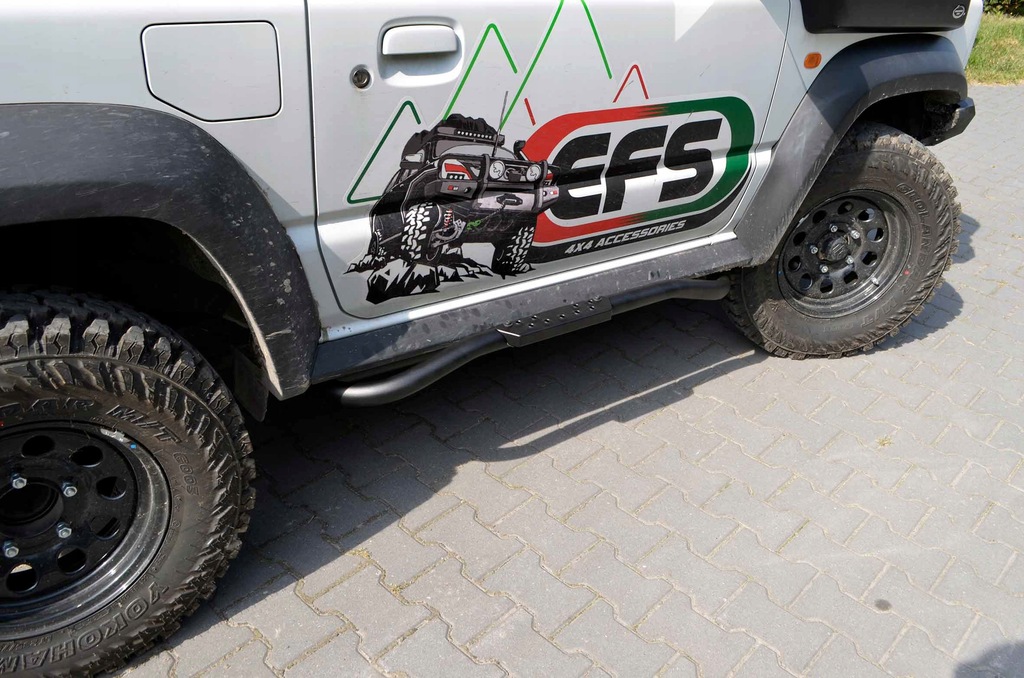 фото №7, Suzuki jimny 2018+ hd aluminiowe трубный пороги автомобильные snakeman 4wd