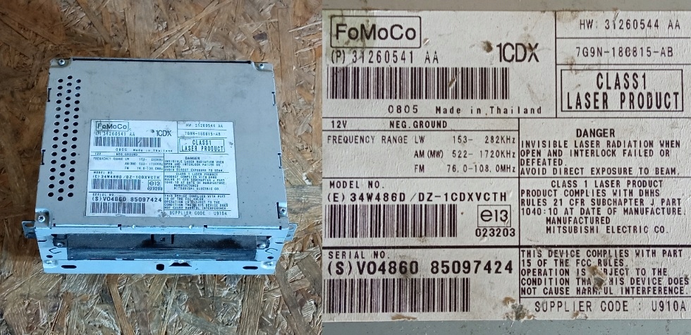 фото №1, Радио считыватель cd volvo s80 ii v70 iii xc70 iii