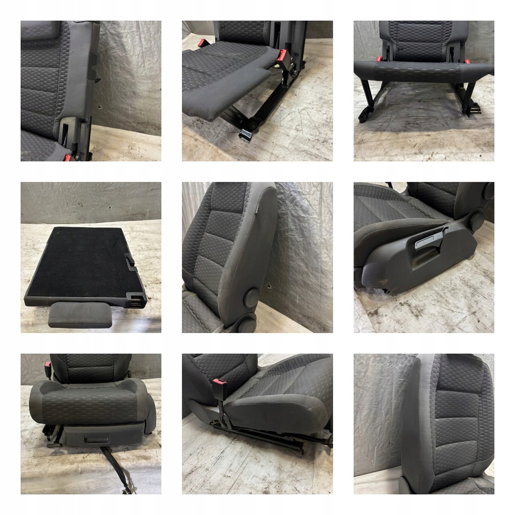 фото №10, Сиденья передние заднее сиденье задняя сиденья trzeci ряд volkswagen touran i lift