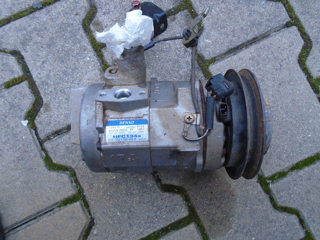 фото №1, Mitsubishi pajero iv компресор кондиціонер denso hfc134a