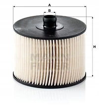 фото №2, Ford focus 07 2 ii 2,0tdci набор фильтров mann фильтр 4 фильтры