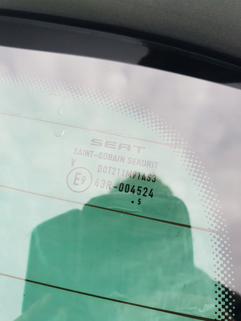 фото №6, Seat altea 5p0 04-09 стекло w крышка задняя задняя оригинальная