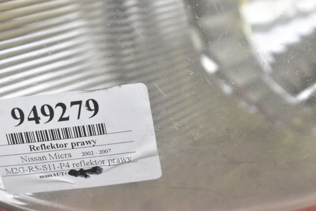 фото №10, Фара правый лампа перед eu 26010-bc500 nissan micra k12 02-07