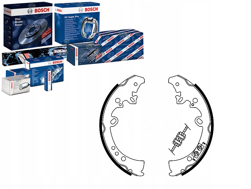 фото №1, Bosch гальмівні колодки гальмівні toyota hilux vii hilux vii