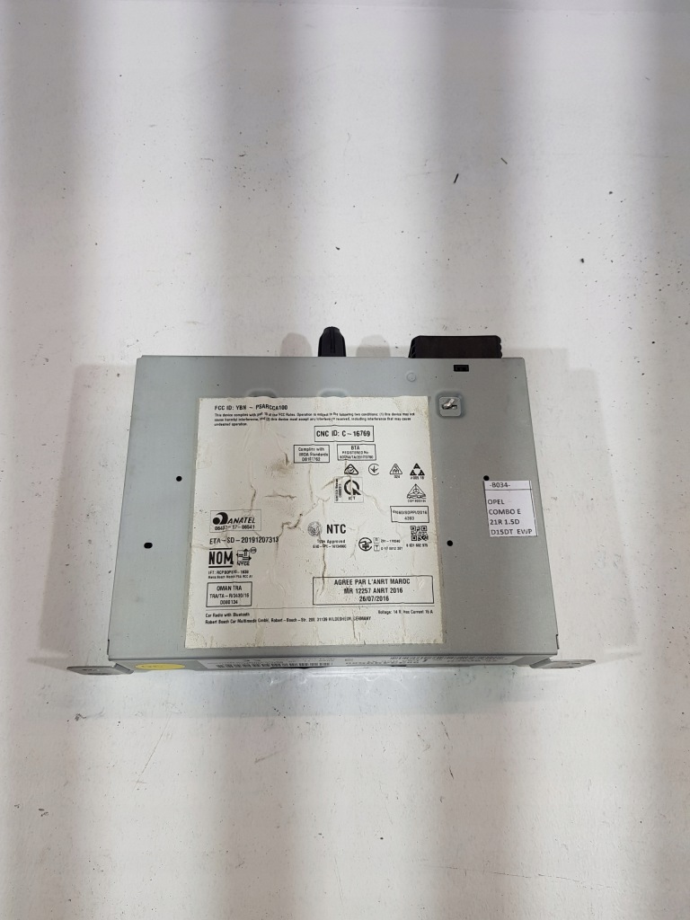 фото №1, Радіо навігація модуль 9833499580 opel combo e berlingo iv 21r eu