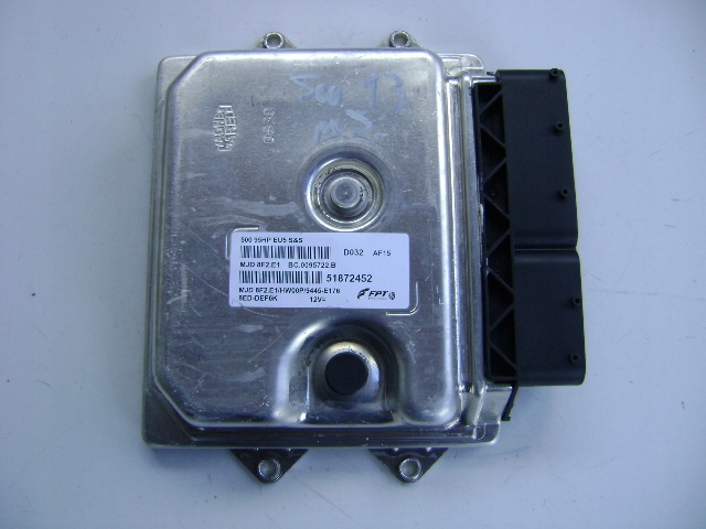 фото №1, Бортовий комп'ютер 51872452 mjd8f2.e1 fiat 500 panda 3