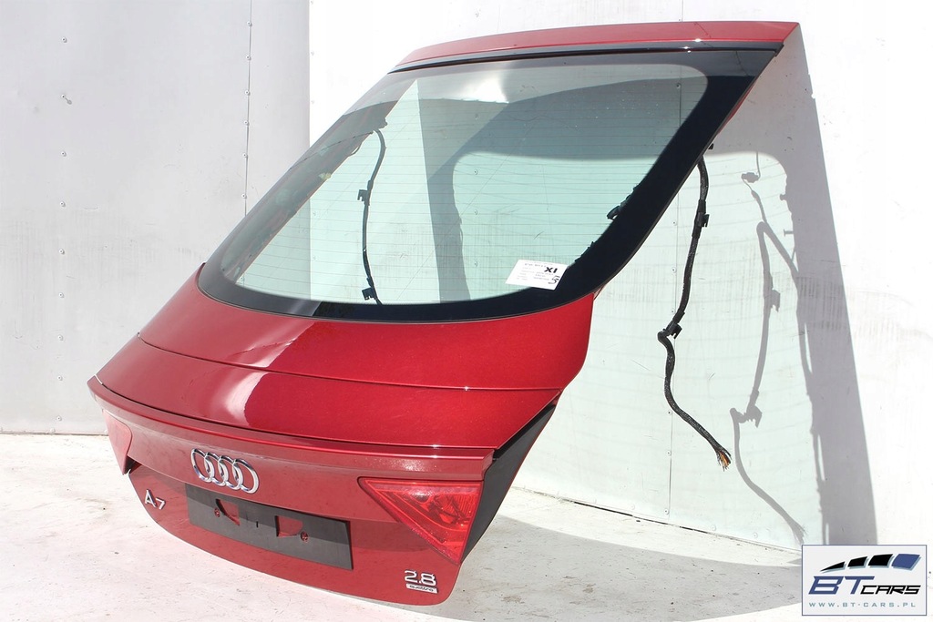 фото №6, Audi a7 kompletny задняя бампер + крышка багажника багажника + лампы лампа задний стекло 4