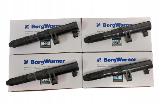 фото №1, 4szt. котушка запалювання beru renault 1.4 1.6 2.0 16v zs552