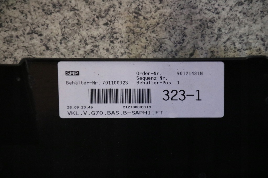 фото №8, Bmw 7 g70 i7 бампер перед передний цвет 475