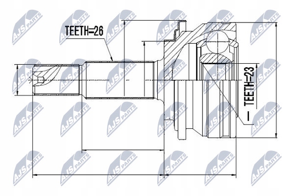 Шрус  наружный npz-ty-079 nty в Украине