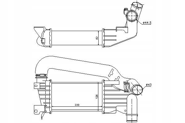 Купить Радиатор интеркулер nissens 96592
