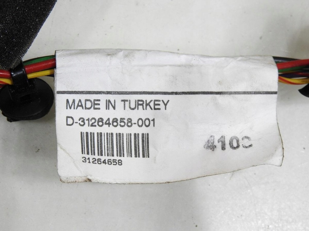 фото №8, Жгут электропроводка дверь правый задняя volvo v70 iii