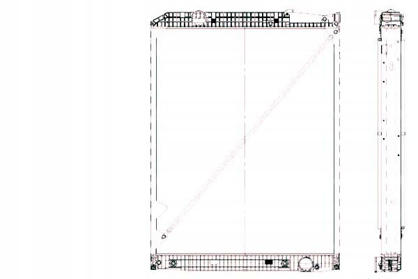 фото №1, Nrf радиатор двигателя mercedes actros actros mp2 /