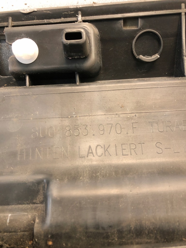 фото №6, Молдинг накладка двері правий задня audi q3 8u ls9r s line 8u0853970f