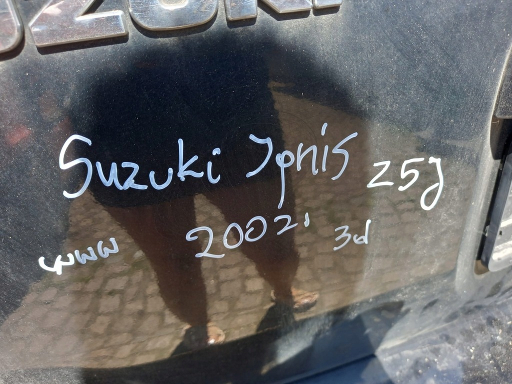 фото №6, Крышка багажника багажника задняя suzuki ignis 3d 2002r z5j