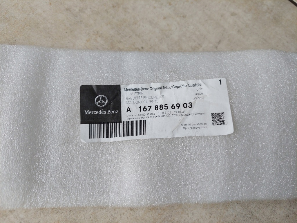 фото №5, Молдинг - хром правый - mercedes gle w167 - amg