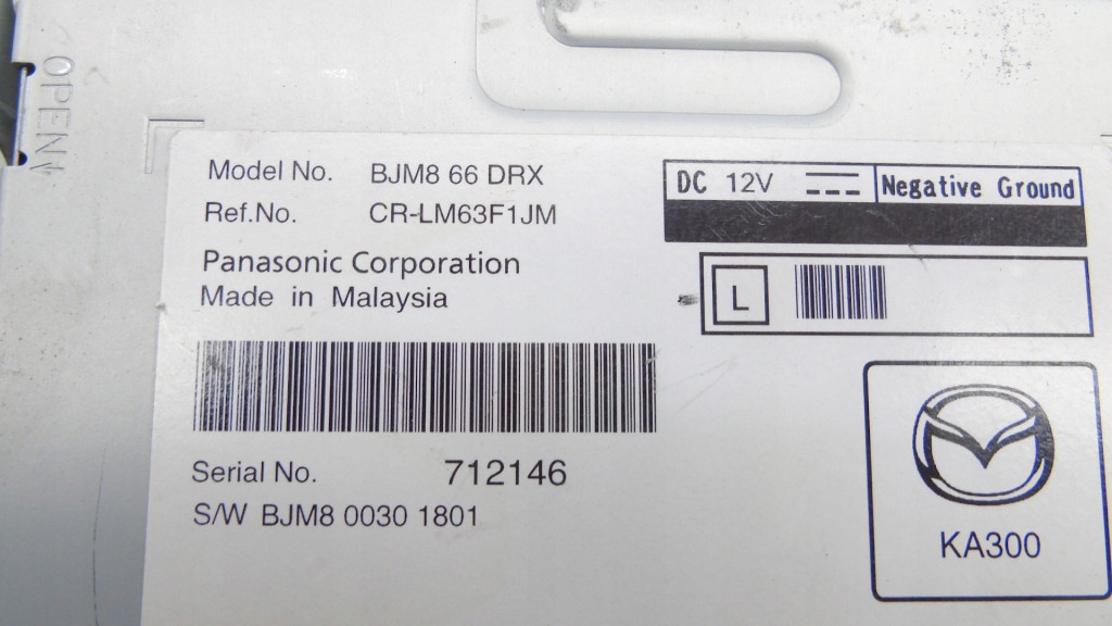 фото №4, Модуль блок керування радіо mazda 3 iii bm bjm866drx