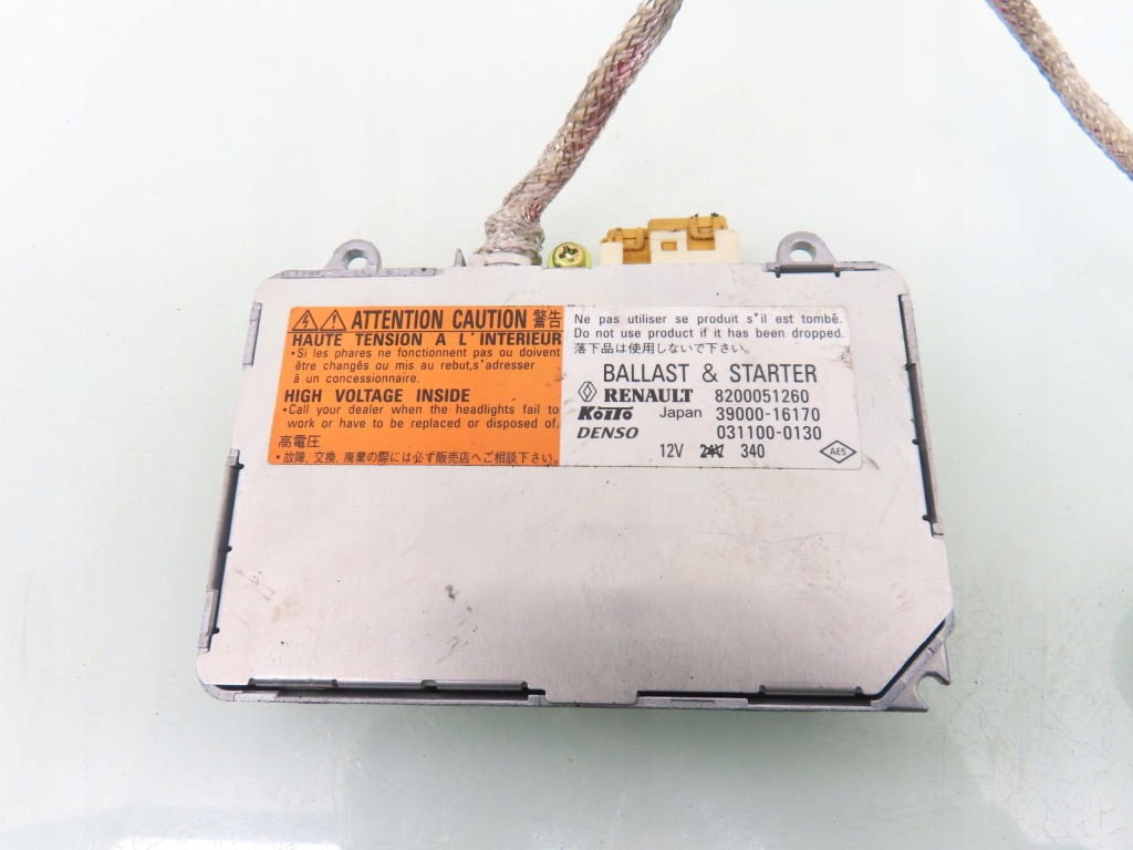 Блок запалювання ксенон renault vel satis 8200051260 3900016170 0311000130 Недорого