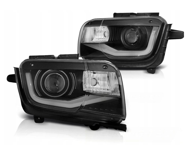 фото №1, Лампы фары chevrolet camaro 09-13 black led
