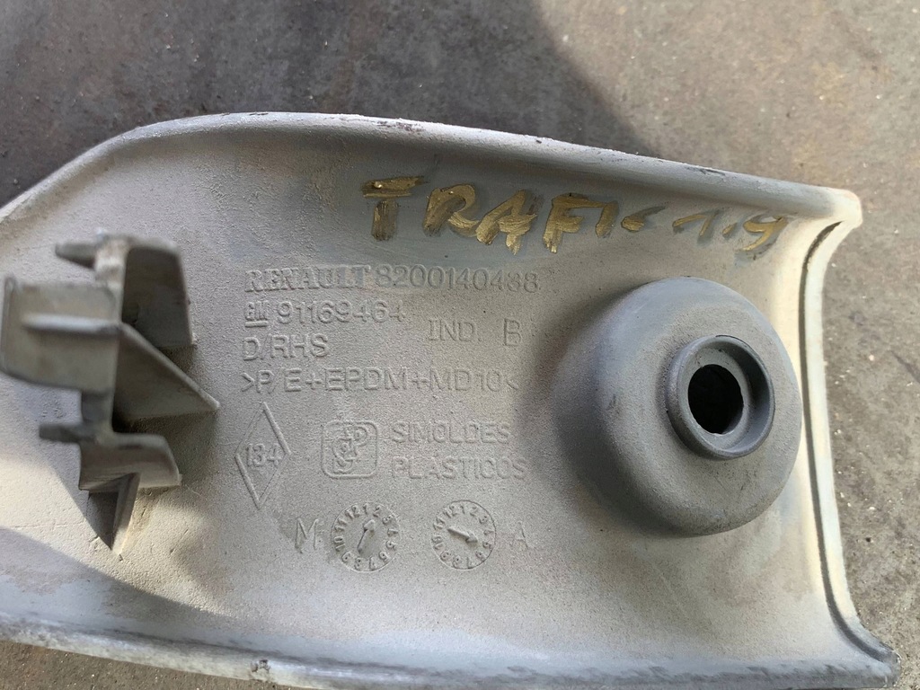 фото №3, Защита заглушка потолочный renault trafic ii 91169464