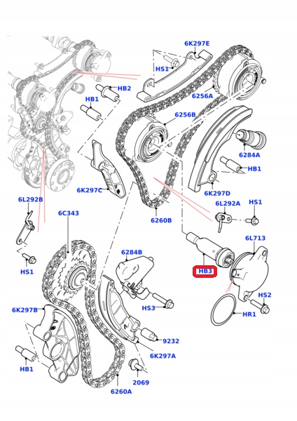Болт вариатора faz распределительного вала land rover range rover 1,5 2,0 lr127722 Оригинал