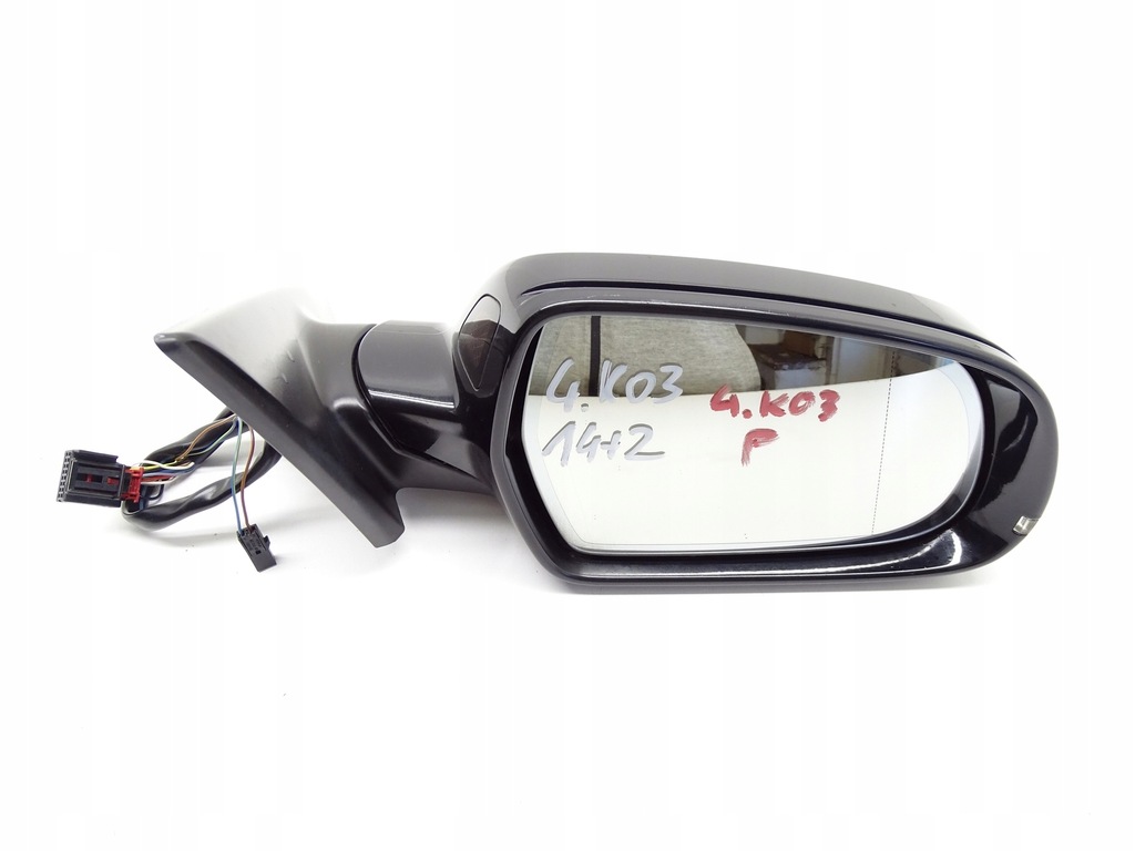 фото №1, Зеркало правое наружное 14+2 pin lz9y audi a5 s5 8t s-line ассистент