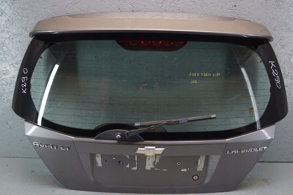 фото №5, Крышка багажника багажника задняя chevrolet aveo t250 lift gqw