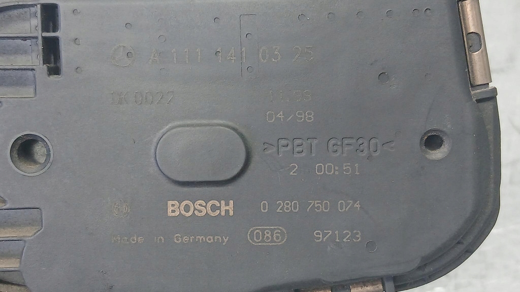 фото №2, Дросельна заслінка mercedes w170 r170 slk 2,3 компресор