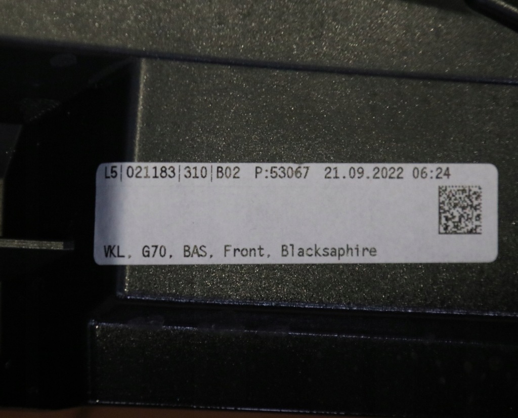 фото №9, Bmw 7 g70 i7 бампер перед передний цвет 475