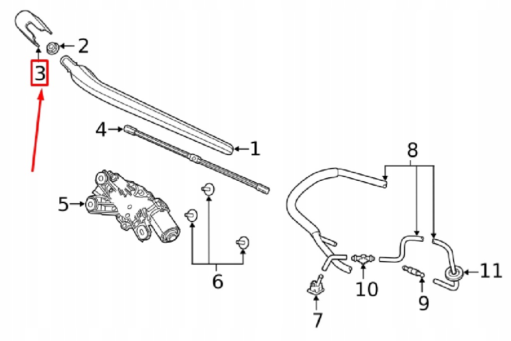 фото №6, Защита рычага дворники задний стекло volvo xc40 nowa оригинальная 316999