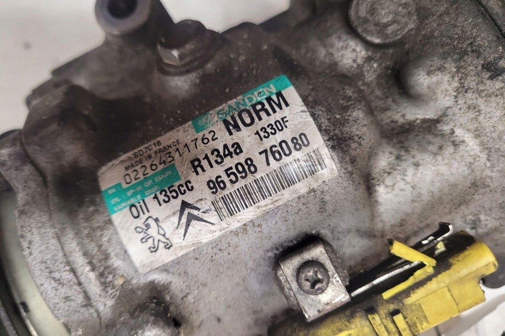 фото №7, Компрессор кондиционера citroën c4 grand picasso i ua_ 9659876080 2.0l