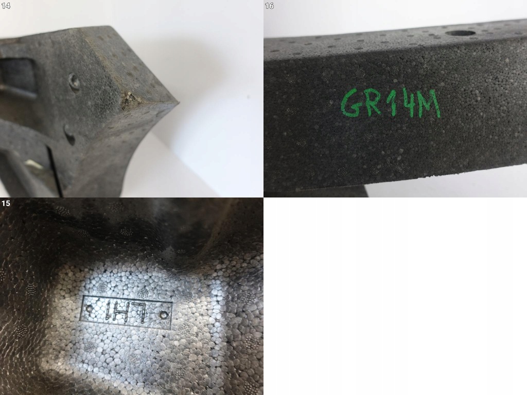 Mercedes slr mclaren c199 r199 z199 03-10 абсорбер балка w бампер задній Зі Шроту